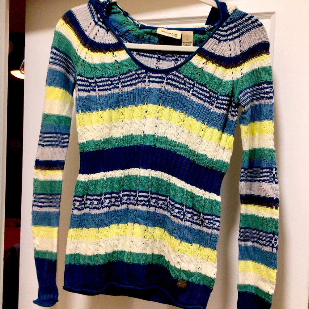 DKNY Jeans Petites Hooded Sweater